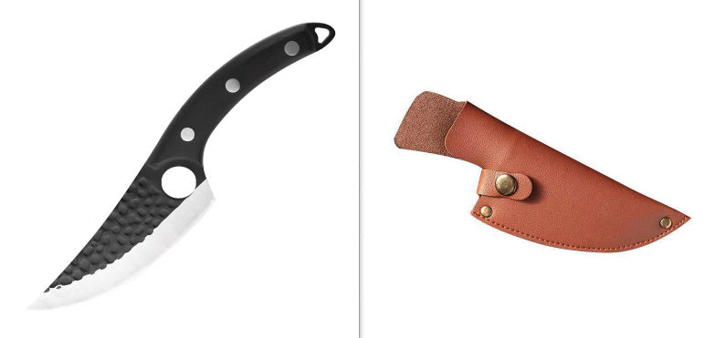 Hand-Forged Stainless Steel Boning Knife – Professional Butcher & Kitchen Tool