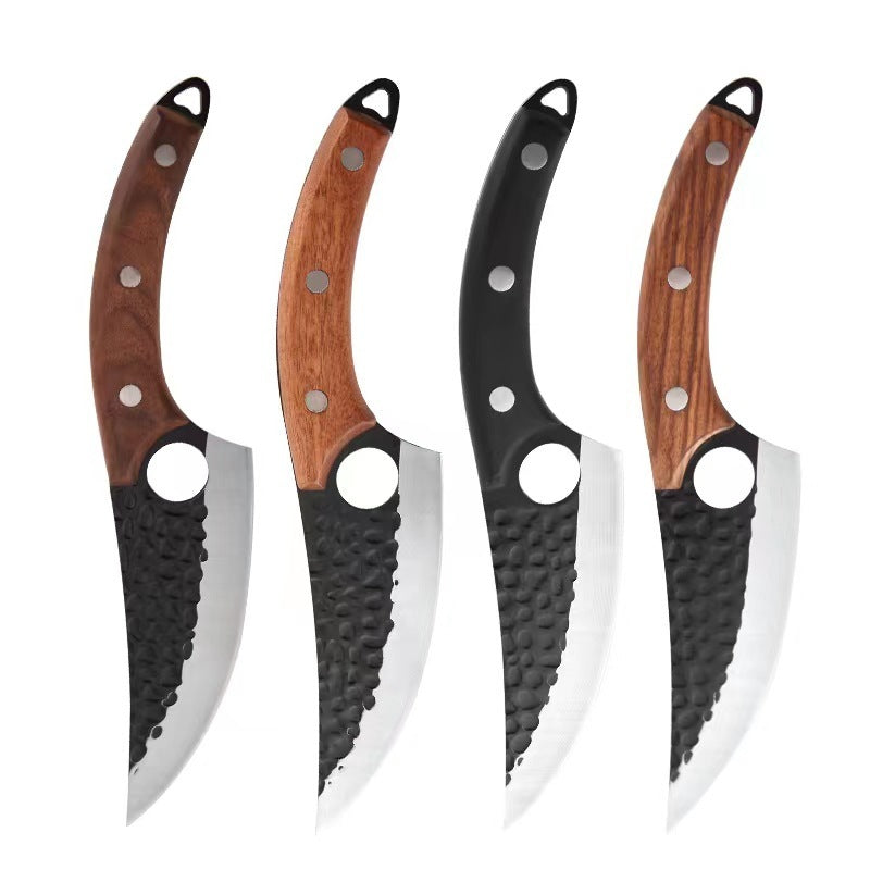 Hand-Forged Stainless Steel Boning Knife – Professional Butcher & Kitchen Tool