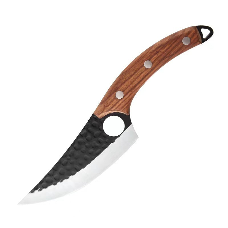 Hand-Forged Stainless Steel Boning Knife – Professional Butcher & Kitchen Tool