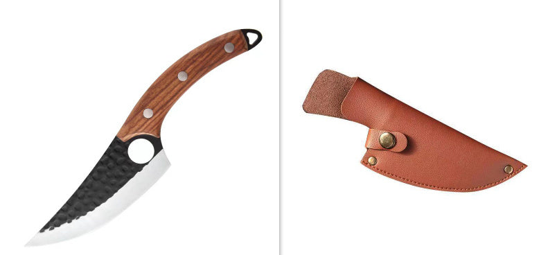 Hand-Forged Stainless Steel Boning Knife – Professional Butcher & Kitchen Tool