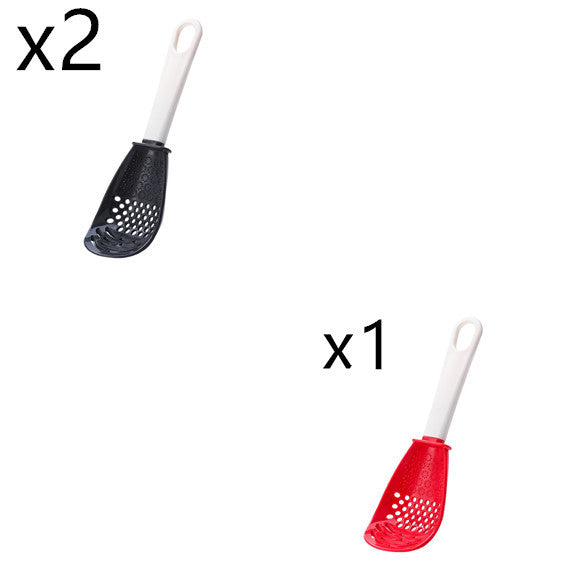2-in-1 Multifunctional Cooking Spoon & Masher – Slotted Stir-Fry Kitchen Tool
