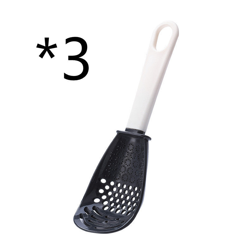 2-in-1 Multifunctional Cooking Spoon & Masher – Slotted Stir-Fry Kitchen Tool