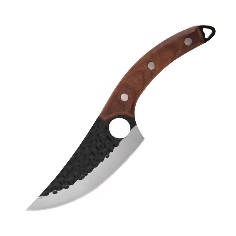 Hand-Forged Stainless Steel Boning Knife – Professional Butcher & Kitchen Tool